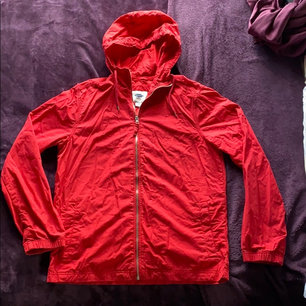 Red Old Navy Zip Up